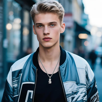 Champion's Strenght: "I Can Do All Things' Boxing Glove Necklace"